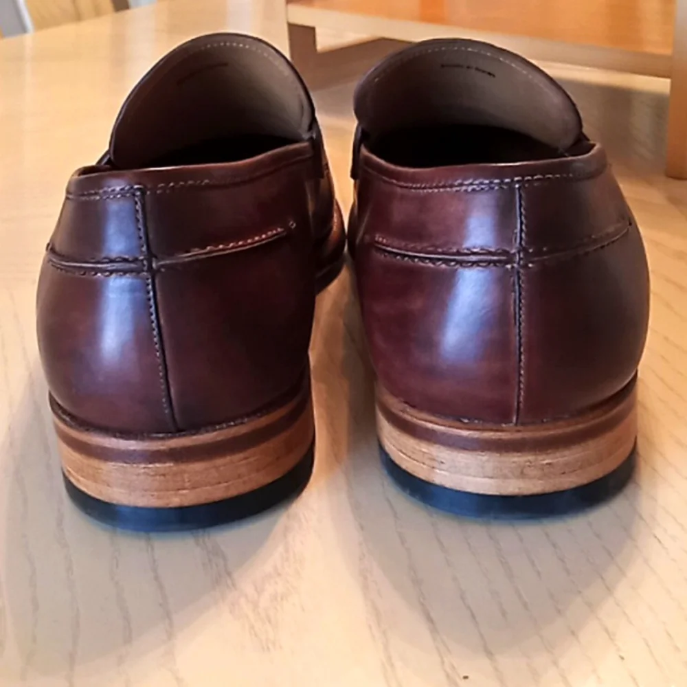 MAGNANNI Penny Loafers. Cognac. Made in Spain. Size 15. Like New Condition. - Picture 4 of 16